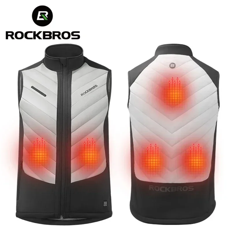 Motorcycle Jacket Thermal Liner - ROCKBROS мотоциклетный жилет с подогревом USB