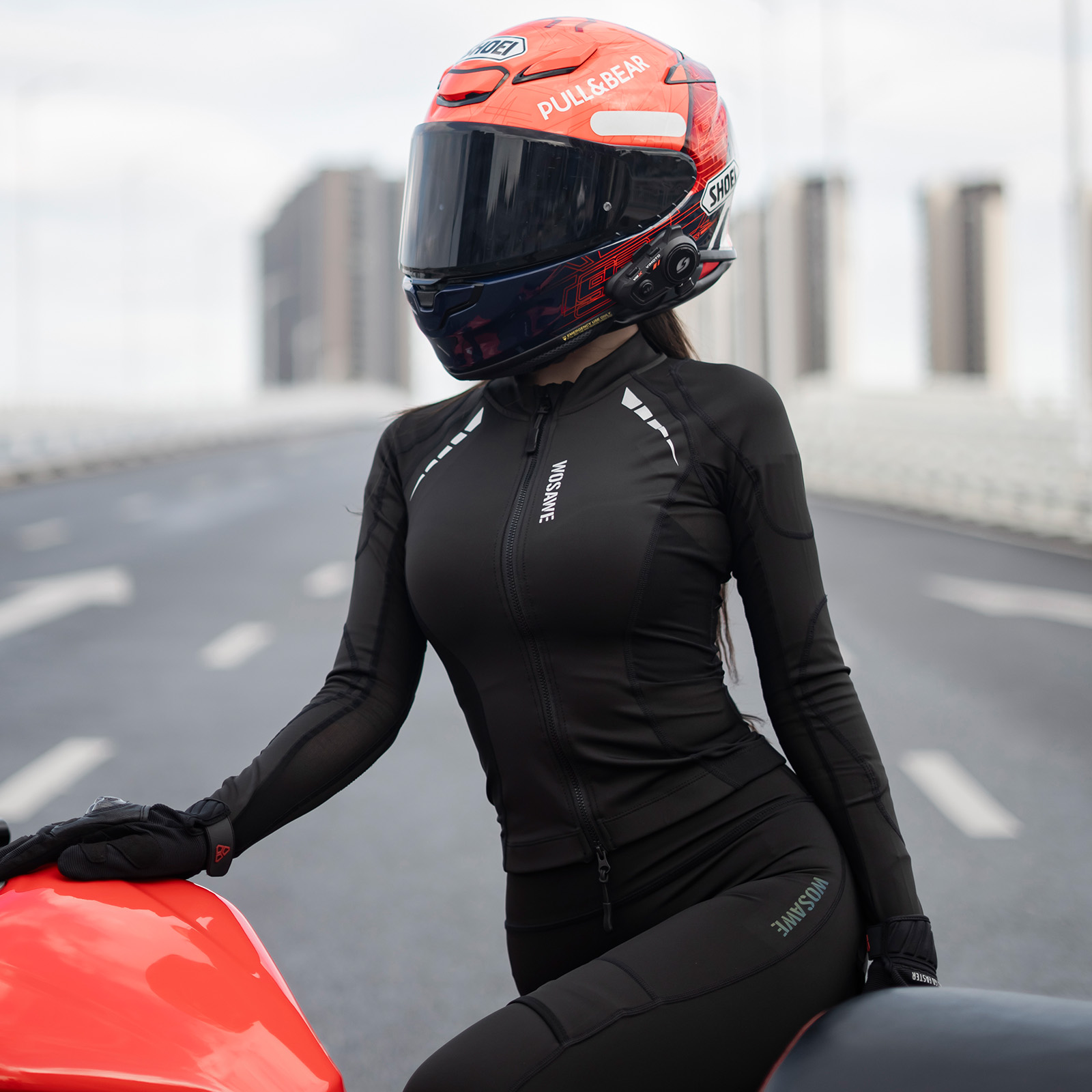 Motorcycle Mesh Jacket Summer Breathable - Женская мотоциклетная куртка WOSAWE, летняя дышащая