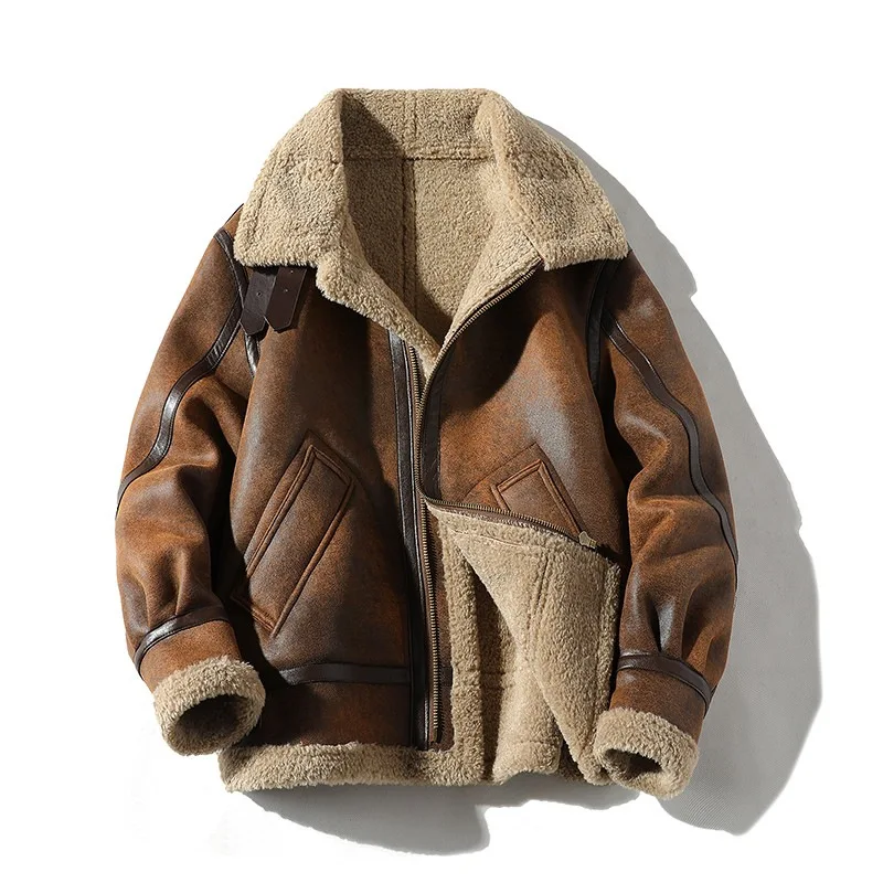 Motorcycle Jacket Thermal Liner - Мужская куртка TopFight Retro из замши