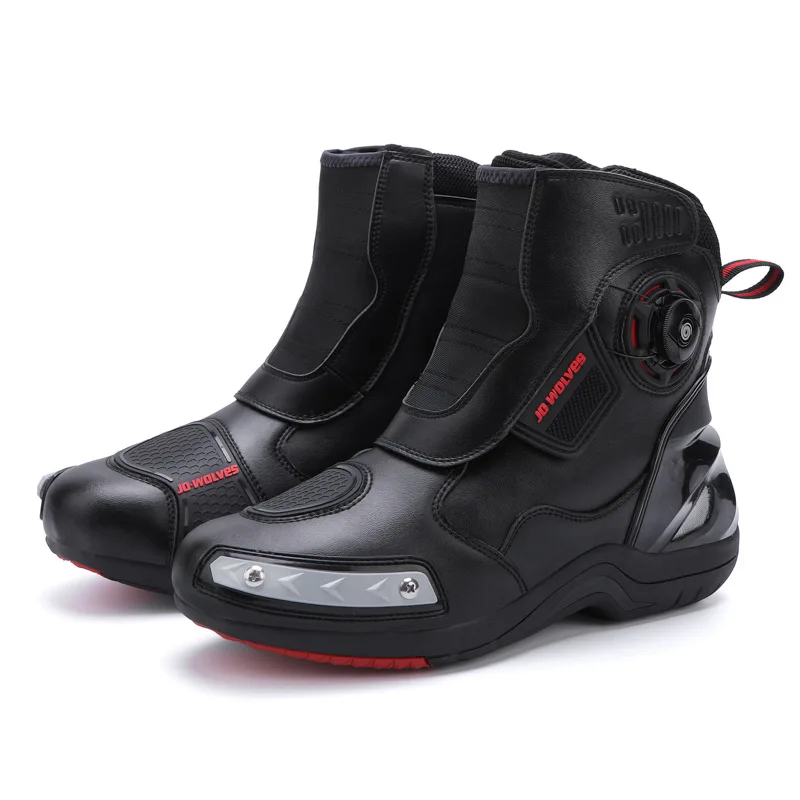 Motorcycle Boots Waterproof Riding - Высокие водонепроницаемые мотоботы унисекс со светящимися