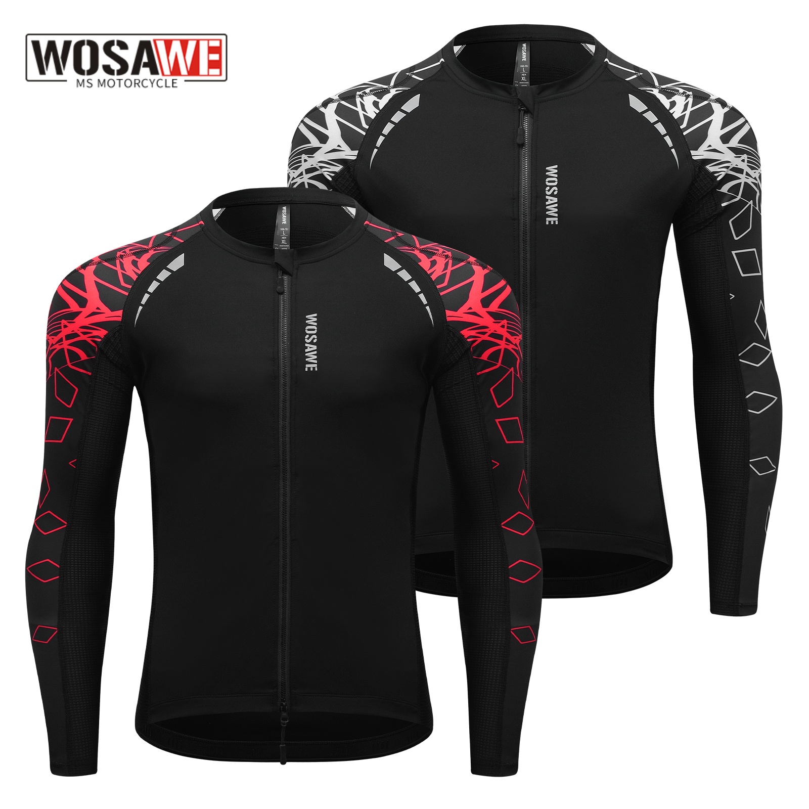 Motorcycle Mesh Jacket Summer Breathable - Летняя мотокуртка WOSAWE для мужчин, дышащая,