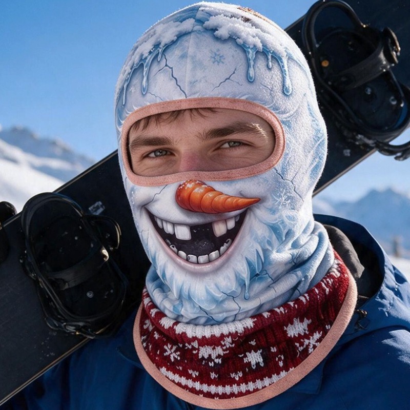 Motorcycle Neck Gaiter Balaclava - 2 шт. Рождественская балаклава в виде