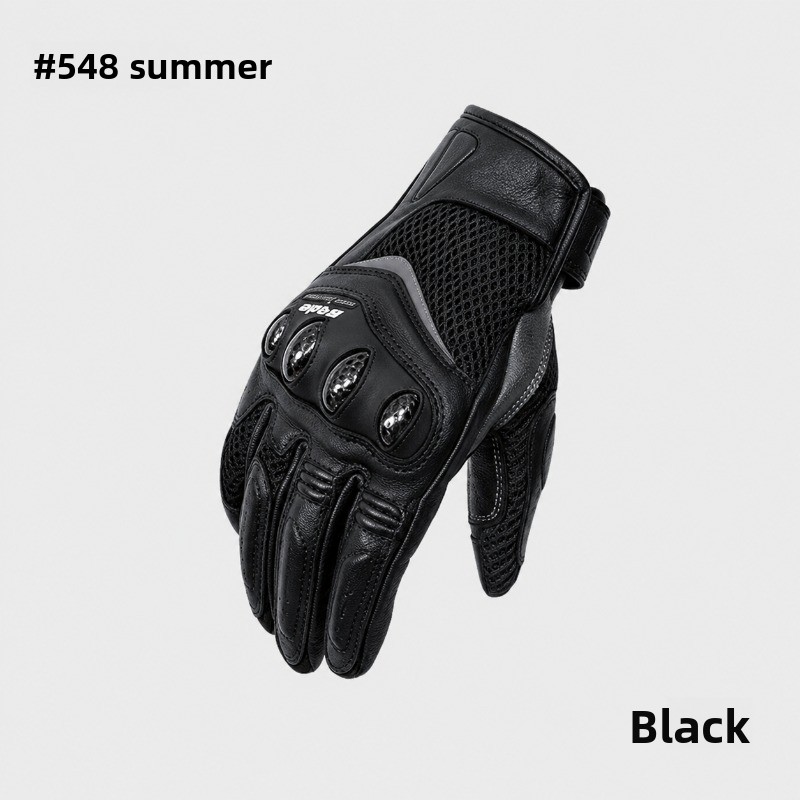 Motorcycle Gloves Leather Knuckle - Женские летние мотоциклетные перчатки STAR FIELD
