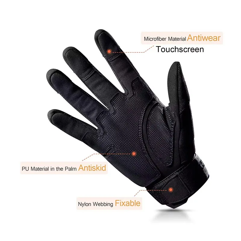 Мужские тактические перчатки с – обзор и цена Motorcycle Gloves Leather Knuckle
