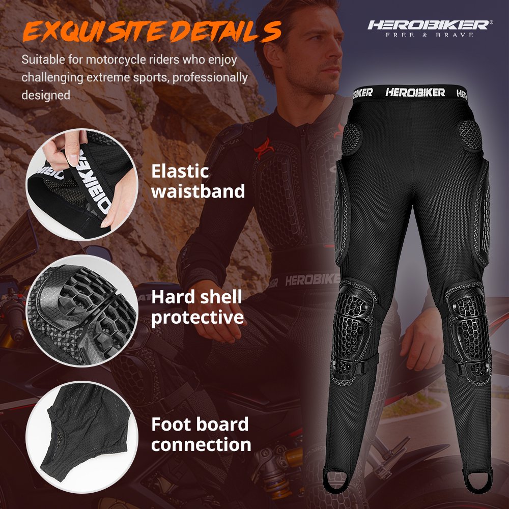 Мотоциклетная защитная куртка  – обзор и цена Motorcycle Pants Riding Armored