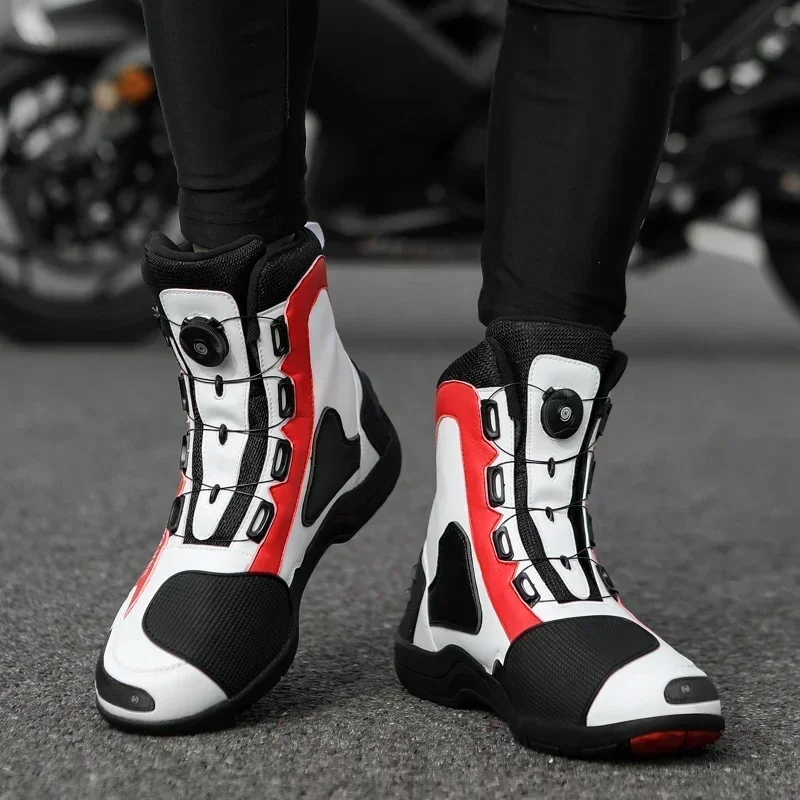 Новые мужские водонепроницаемы – обзор и цена Motorcycle Boots Waterproof Riding
