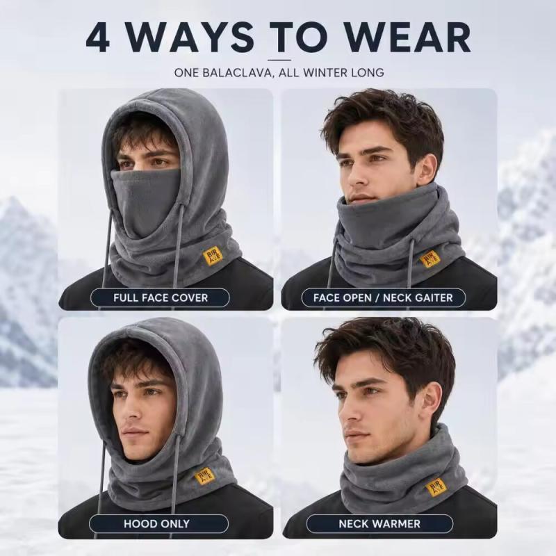 Теплая зимняя балаклава с завя – обзор и цена Motorcycle Neck Gaiter Balaclava