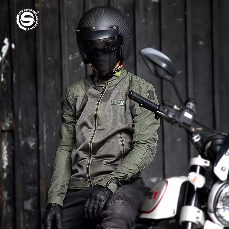 Зеленая мотоциклетная куртка S – обзор и цена Motorcycle Mesh Jacket Summer Breathable