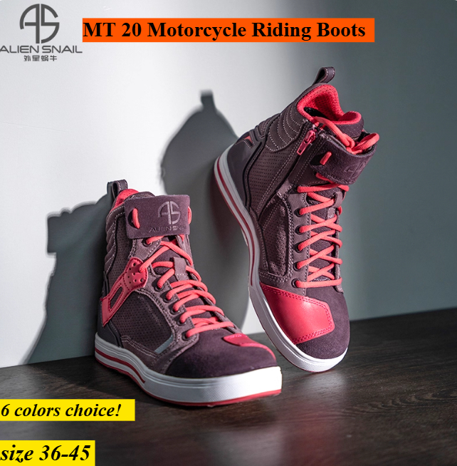 AlienSnail MT20 мотоциклетные  – обзор и цена Motorcycle Boots Waterproof Riding