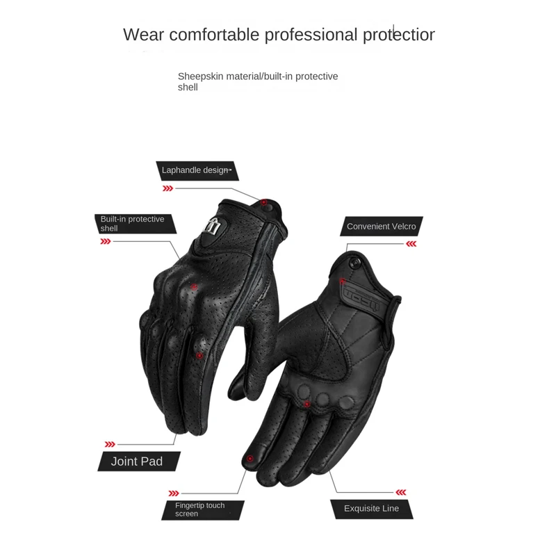 Мотоциклетные перчатки-митенки – обзор и цена Motorcycle Gloves Leather Knuckle