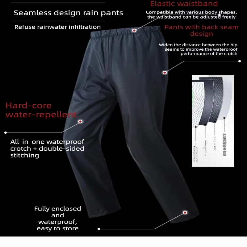 Новый черный мотоциклетный дож – обзор и цена Motorcycle Rain Suit 2 Piece