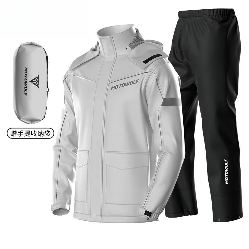 Мотоциклетный дождевик MOTOWOL – обзор и цена Motorcycle Riding Jacket Waterproof