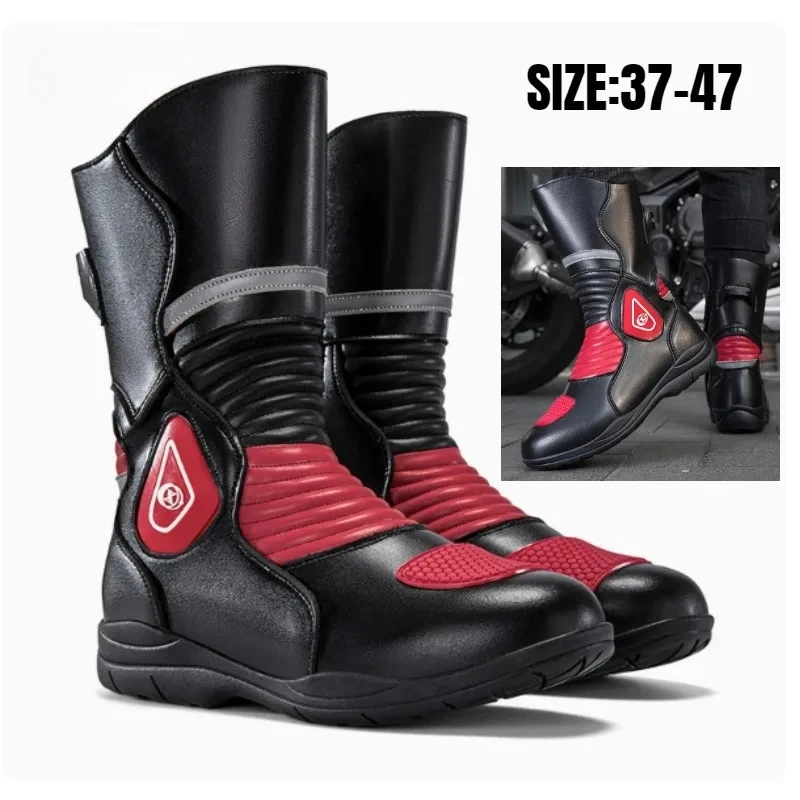 Мотоботы: дышащие, с антисколь – обзор и цена Motorcycle Boots Waterproof Riding
