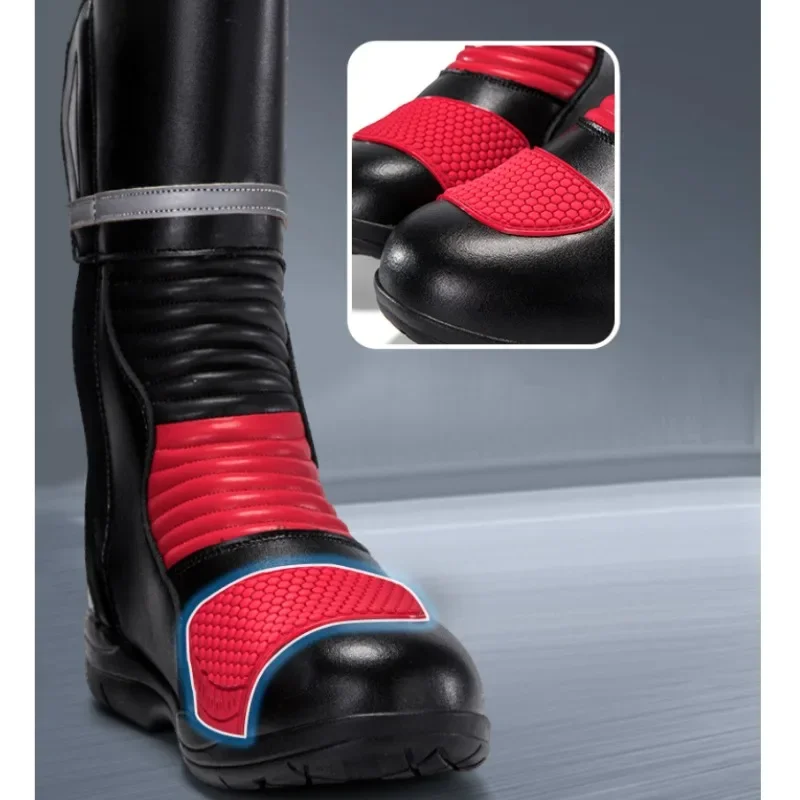 Мотоботы: дышащие, с антисколь – обзор и цена Motorcycle Boots Waterproof Riding