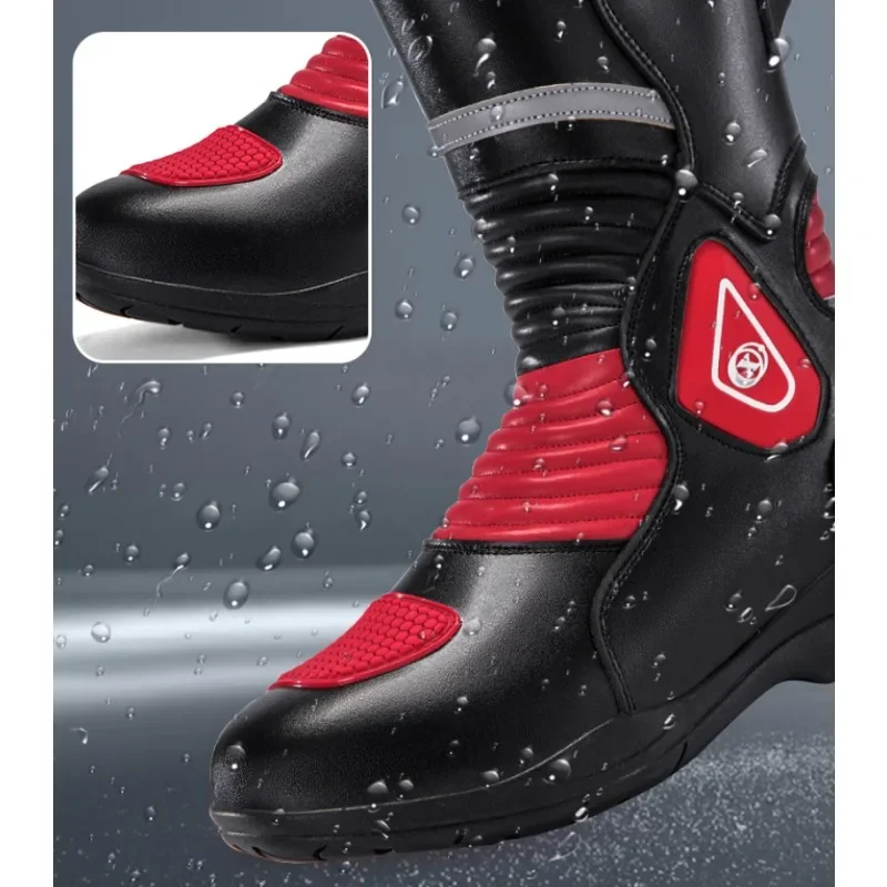 Мотоботы: дышащие, с антисколь – обзор и цена Motorcycle Boots Waterproof Riding