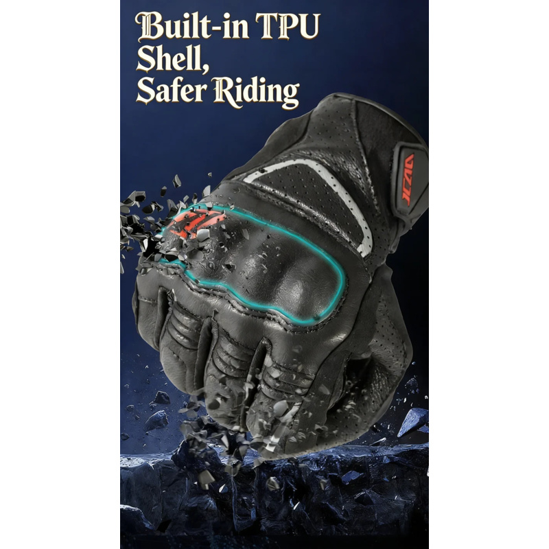 Унисекс из козьей кожи, спорти – обзор и цена Motorcycle Gloves Leather Knuckle