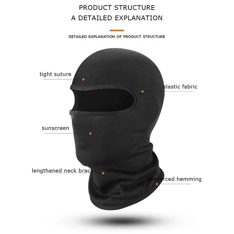 Балаклава-маска для лица с защ – обзор и цена Motorcycle Neck Gaiter Balaclava