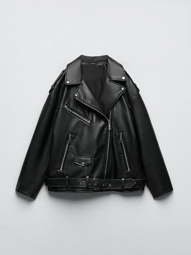 Женская свободная мотоциклетна – обзор и цена Leather Motorcycle Jacket Biker