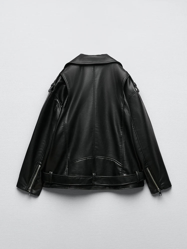 Женская свободная мотоциклетна – обзор и цена Leather Motorcycle Jacket Biker