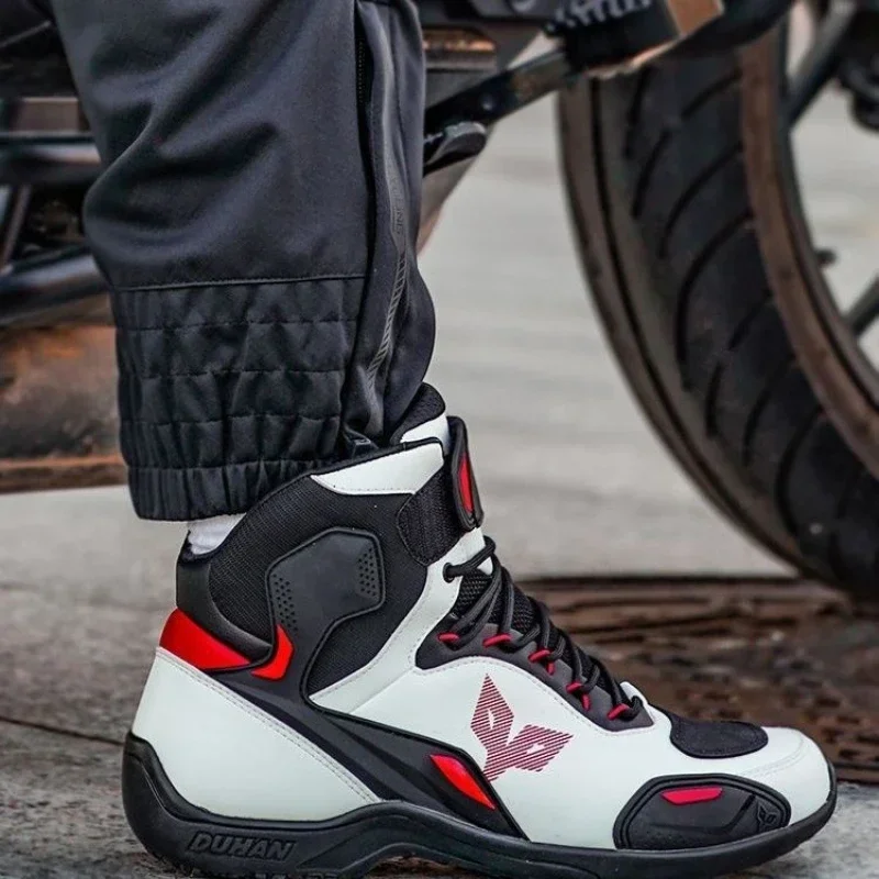 DUHAN мужские мотоциклетные бо – обзор и цена Motorcycle Boots Waterproof Riding