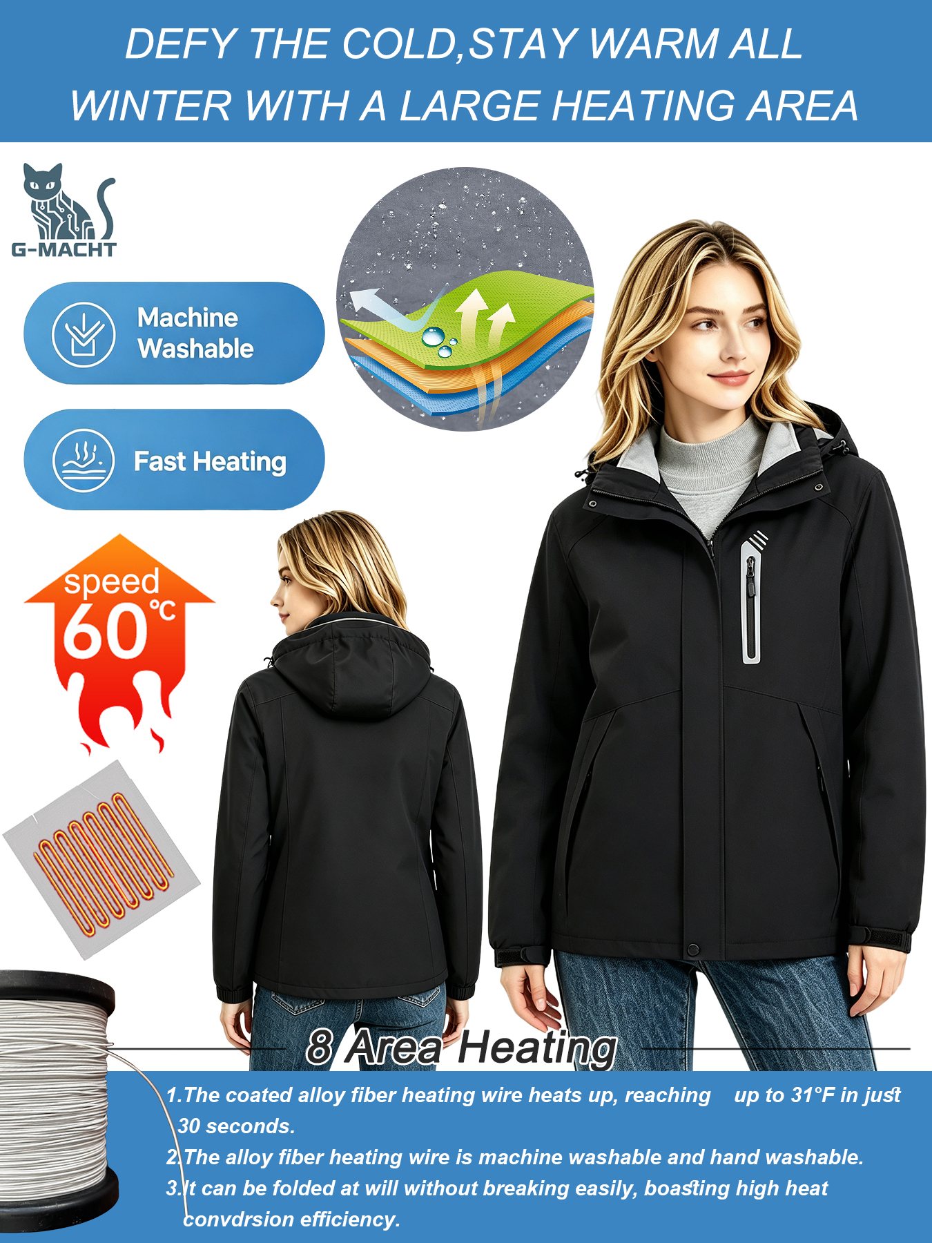 Ветрозащитная куртка с подогре – обзор и цена Motorcycle Jacket Thermal Liner