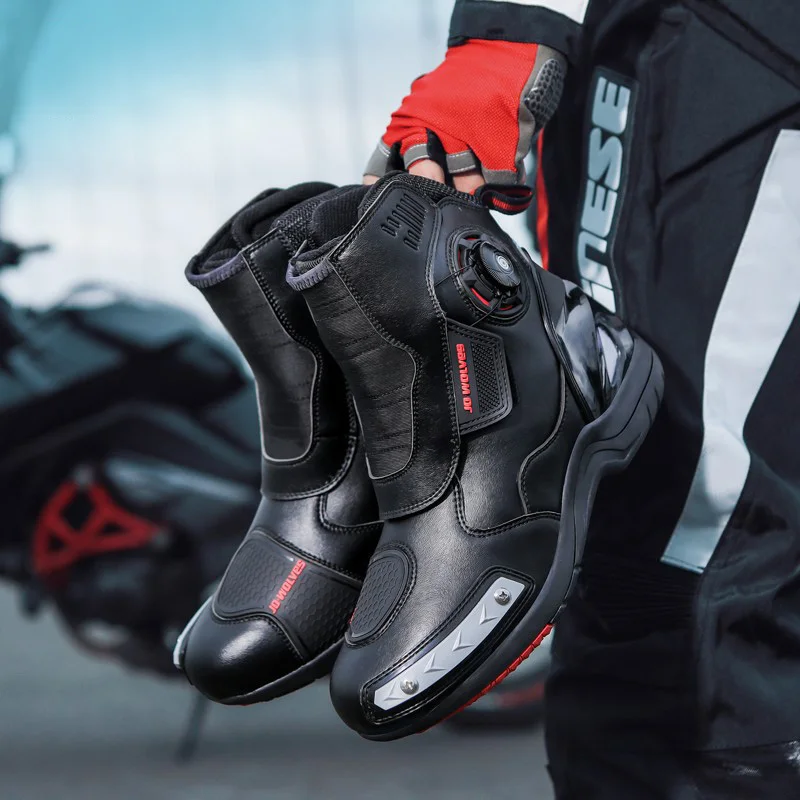 Высокие водонепроницаемые мото – обзор и цена Motorcycle Boots Waterproof Riding