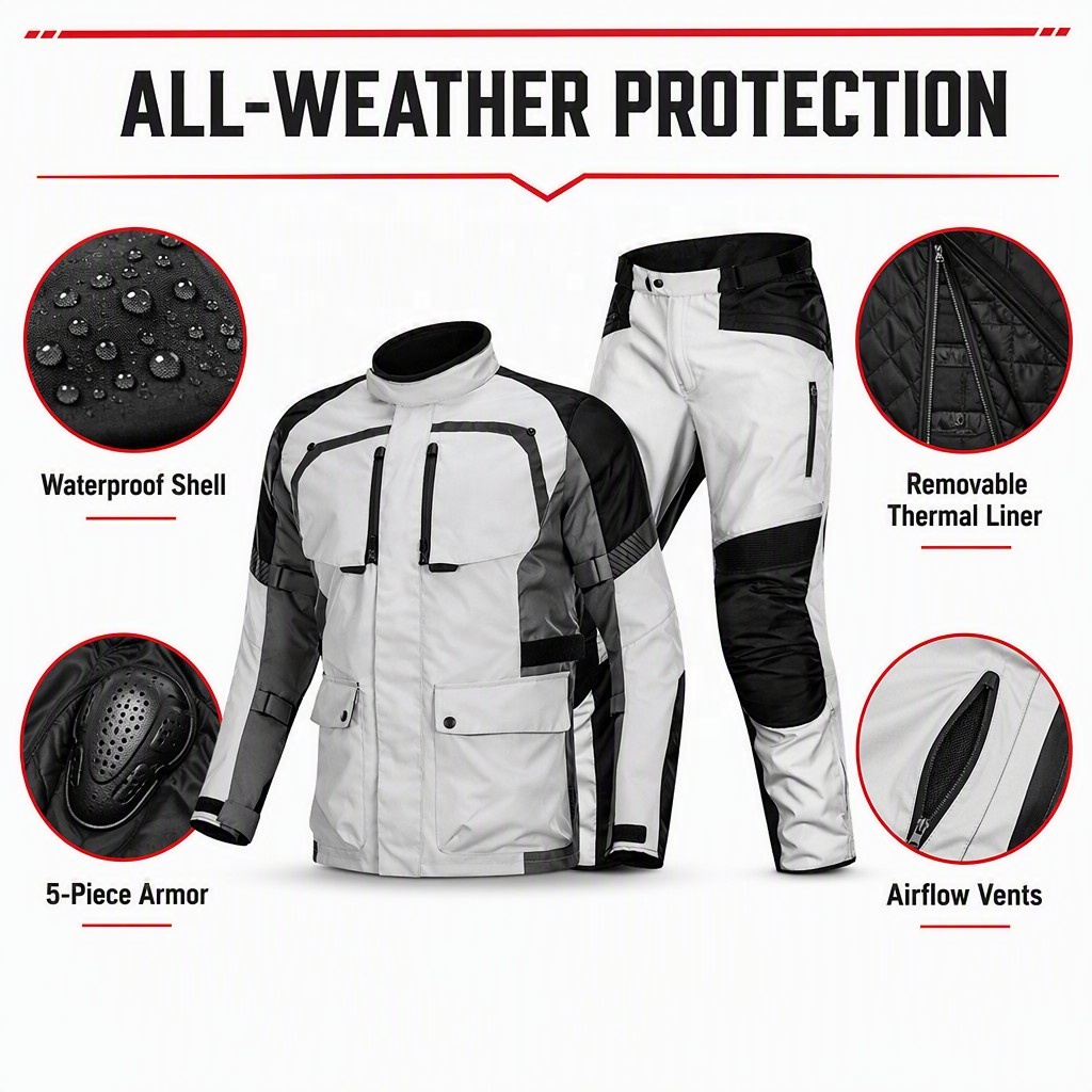 Водонепроницаемая мотокуртка д – обзор и цена Motorcycle Riding Jacket Waterproof