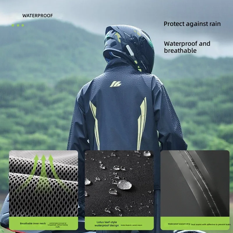Мотоциклетный дождевой костюм, – обзор и цена Motorcycle Rain Suit 2 Piece