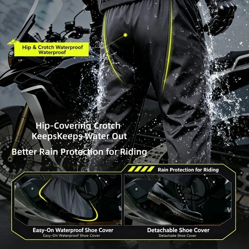 Мотоциклетный дождевик, компле – обзор и цена Motorcycle Riding Jacket Waterproof