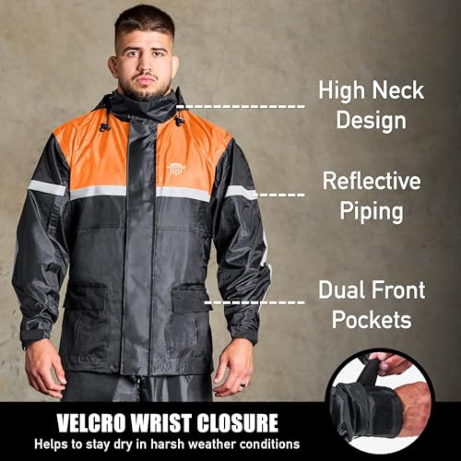Водонепроницаемый мотоциклетны – обзор и цена Motorcycle Rain Suit 2 Piece