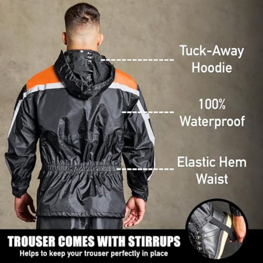 Водонепроницаемый мотоциклетны – обзор и цена Motorcycle Rain Suit 2 Piece