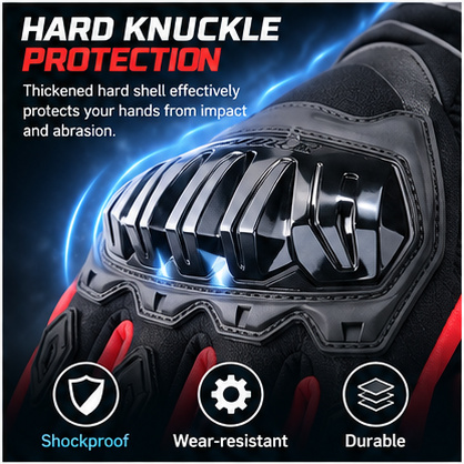 Зимние мотоциклетные перчатки, – обзор и цена Motorcycle Gloves Leather Knuckle