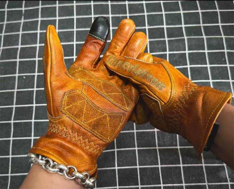 Мотоциклетные перчатки ручной  – обзор и цена Motorcycle Gloves Leather Knuckle