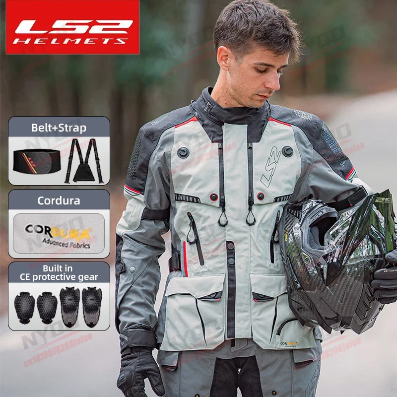 Мотокостюм LS2 APOLLO для мужч – обзор и цена Motorcycle Riding Jacket Waterproof