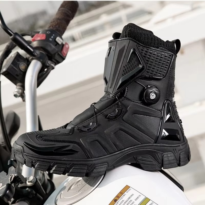 Мужские мотоциклетные ботинки, – обзор и цена Motorcycle Boots Waterproof Riding
