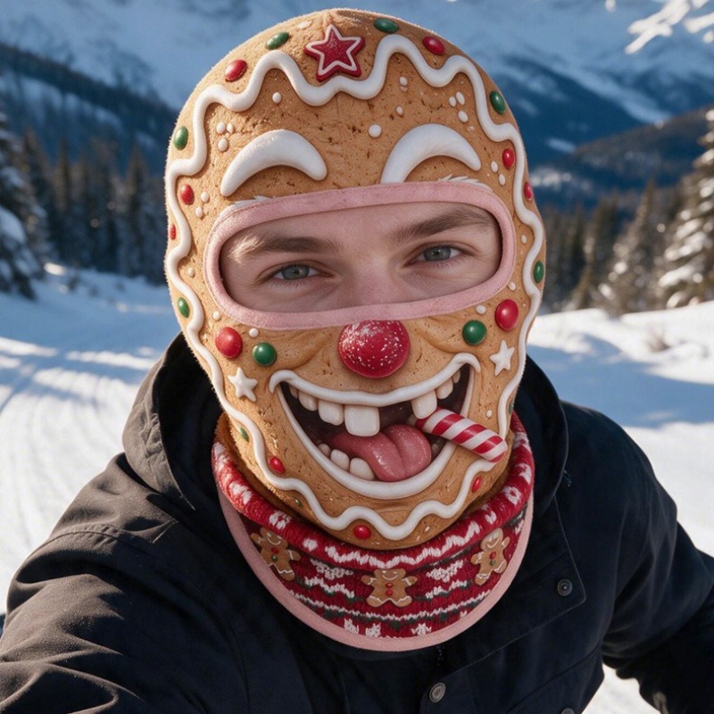 2 шт. Рождественская балаклава – обзор и цена Motorcycle Neck Gaiter Balaclava