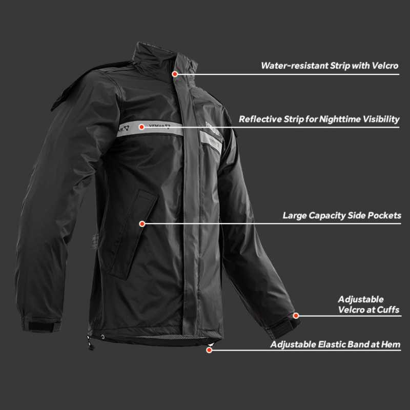 Мужской мотоциклетный дождевик – обзор и цена Motorcycle Rain Suit 2 Piece