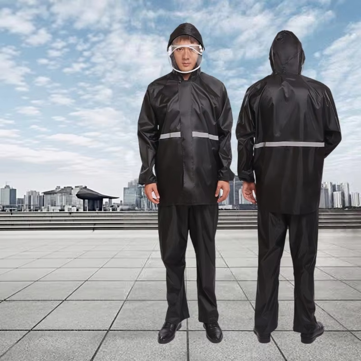 Водонепроницаемый дождевой кос – обзор и цена Motorcycle Rain Suit 2 Piece