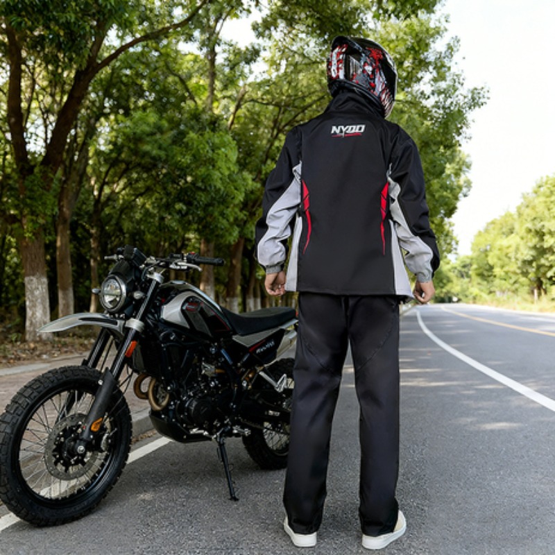 Мотоциклетный дождевик NYQD, л – обзор и цена Motorcycle Riding Jacket Waterproof