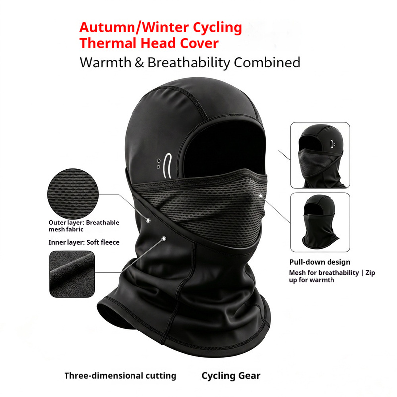 Зимняя флисовая балаклава, вет – обзор и цена Motorcycle Neck Gaiter Balaclava