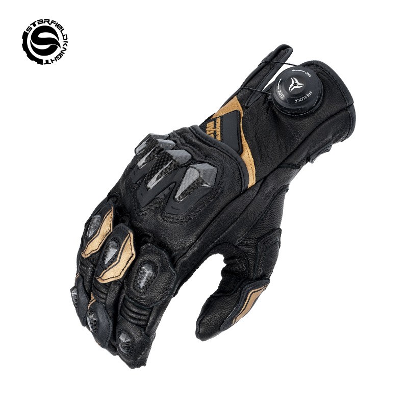 Мотоциклетные перчатки STAR FI – обзор и цена Motorcycle Gloves Leather Knuckle