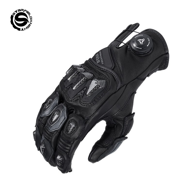 Мотоциклетные перчатки STAR FI – обзор и цена Motorcycle Gloves Leather Knuckle