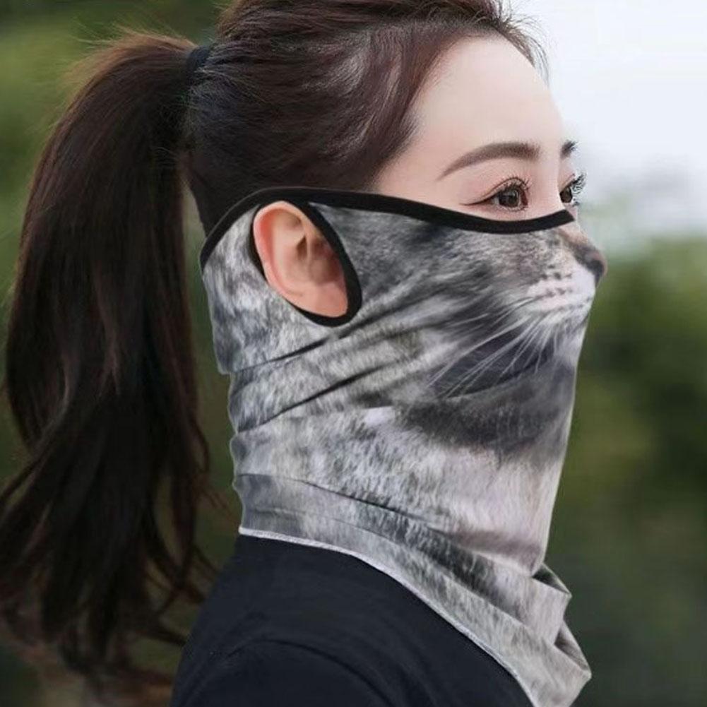 3D милая Балаклава с животными – обзор и цена Motorcycle Neck Gaiter Balaclava