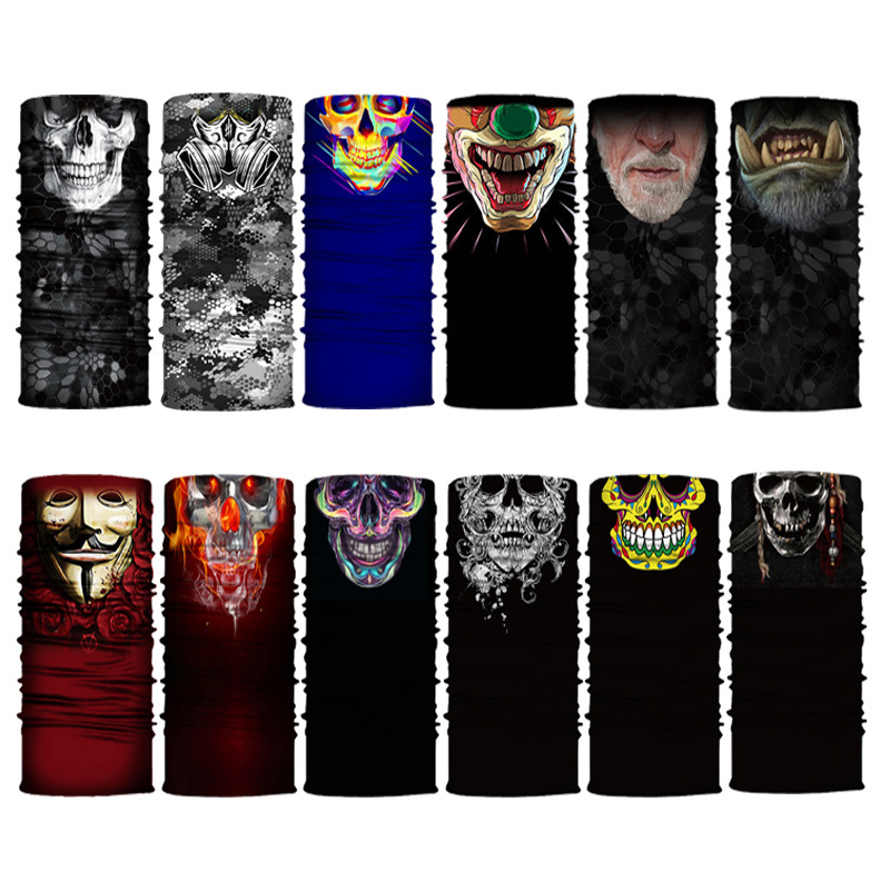 Балаклава 3D «Череп-скелет» бе – обзор и цена Motorcycle Neck Gaiter Balaclava