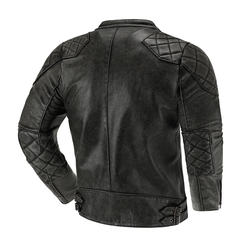 Кожаная куртка в стиле ретро,  – обзор и цена Leather Motorcycle Jacket Biker