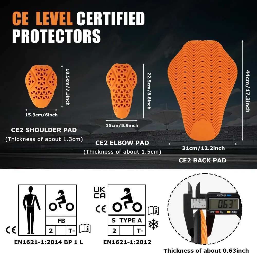 Полный сертификат CE уровня 2, – обзор и цена Motorcycle Back Protector Ce Level 2