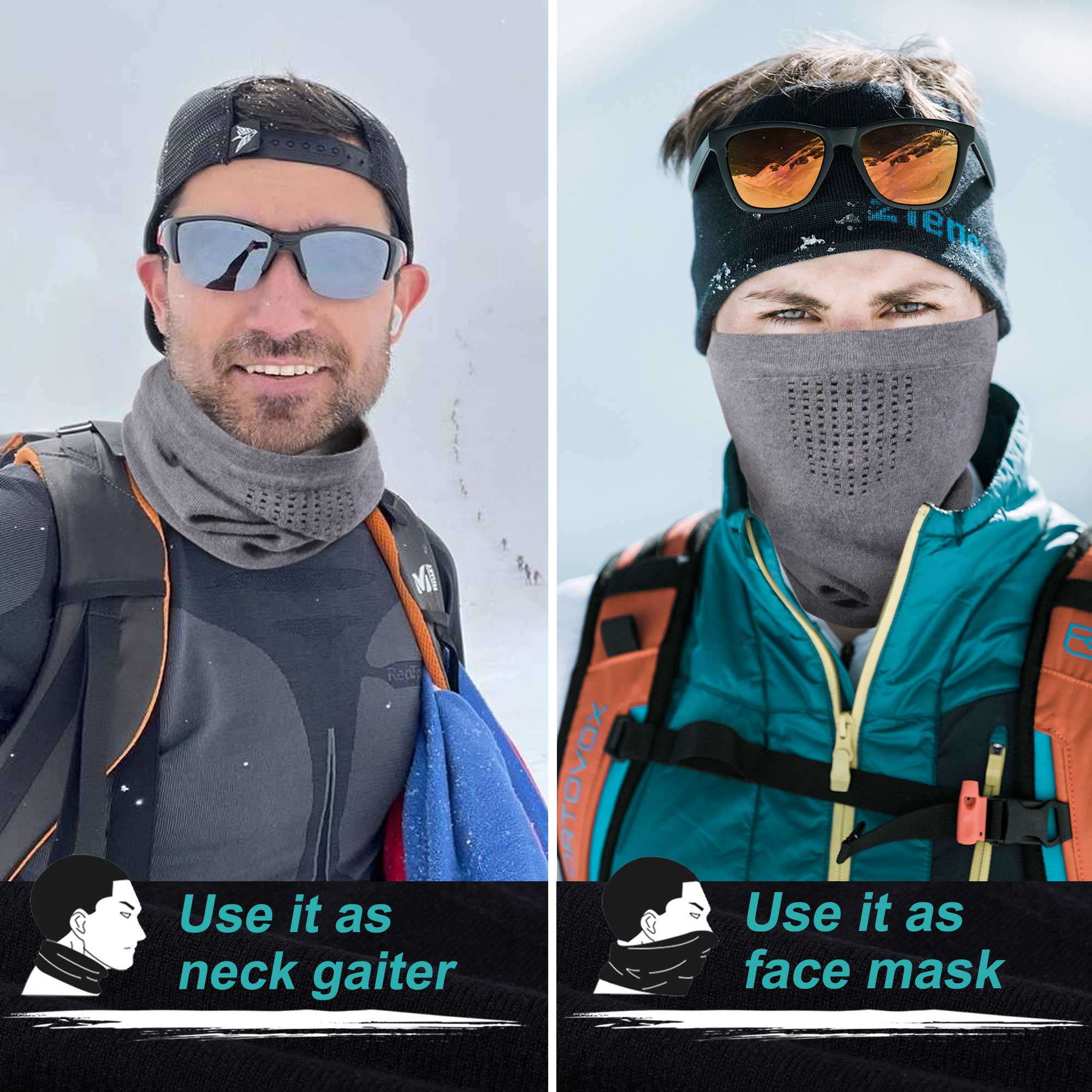 Зимняя мотоциклетная маска для – обзор и цена Motorcycle Neck Gaiter Balaclava