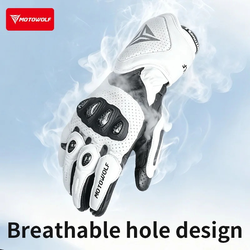 Мотоперчатки MOTOWOLF для езды – обзор и цена Motorcycle Gloves Leather Knuckle
