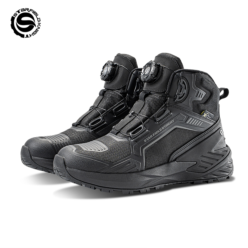 Мотоботы SFK черные, дышащие,  – обзор и цена Motorcycle Boots Waterproof Riding