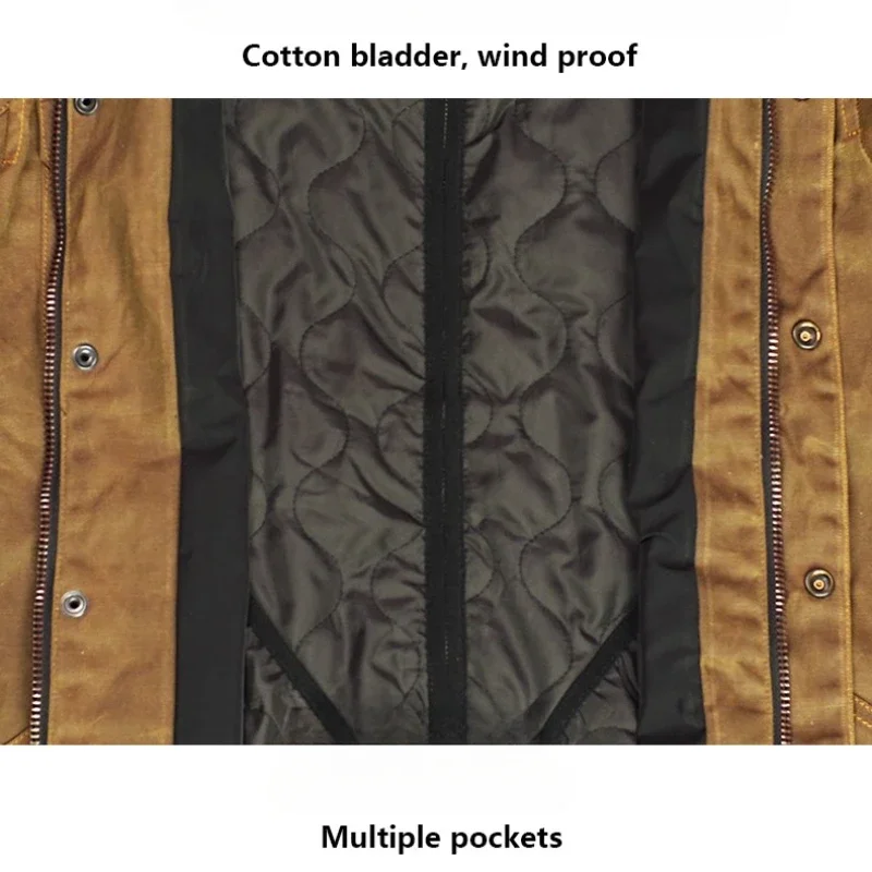 Ретро-мотоциклетная куртка из  – обзор и цена Motorcycle Riding Jacket Waterproof
